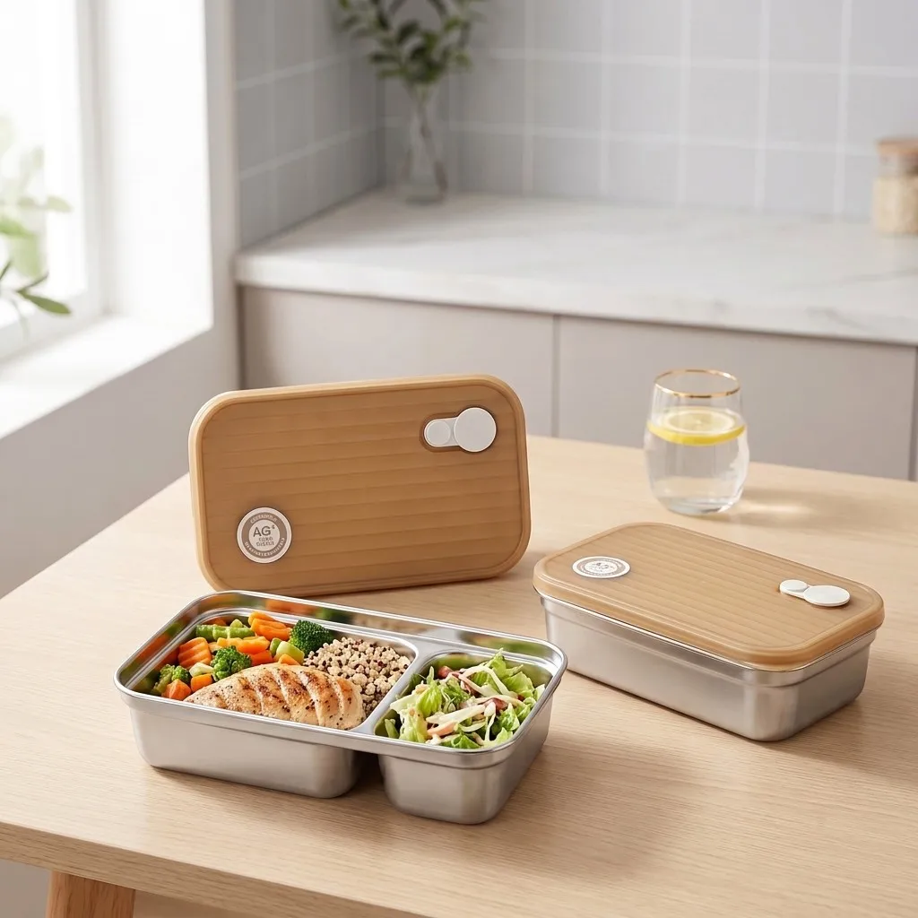 Food Storage Oven Safe - علبة طعام من الفولاذ المقاوم للصدأ