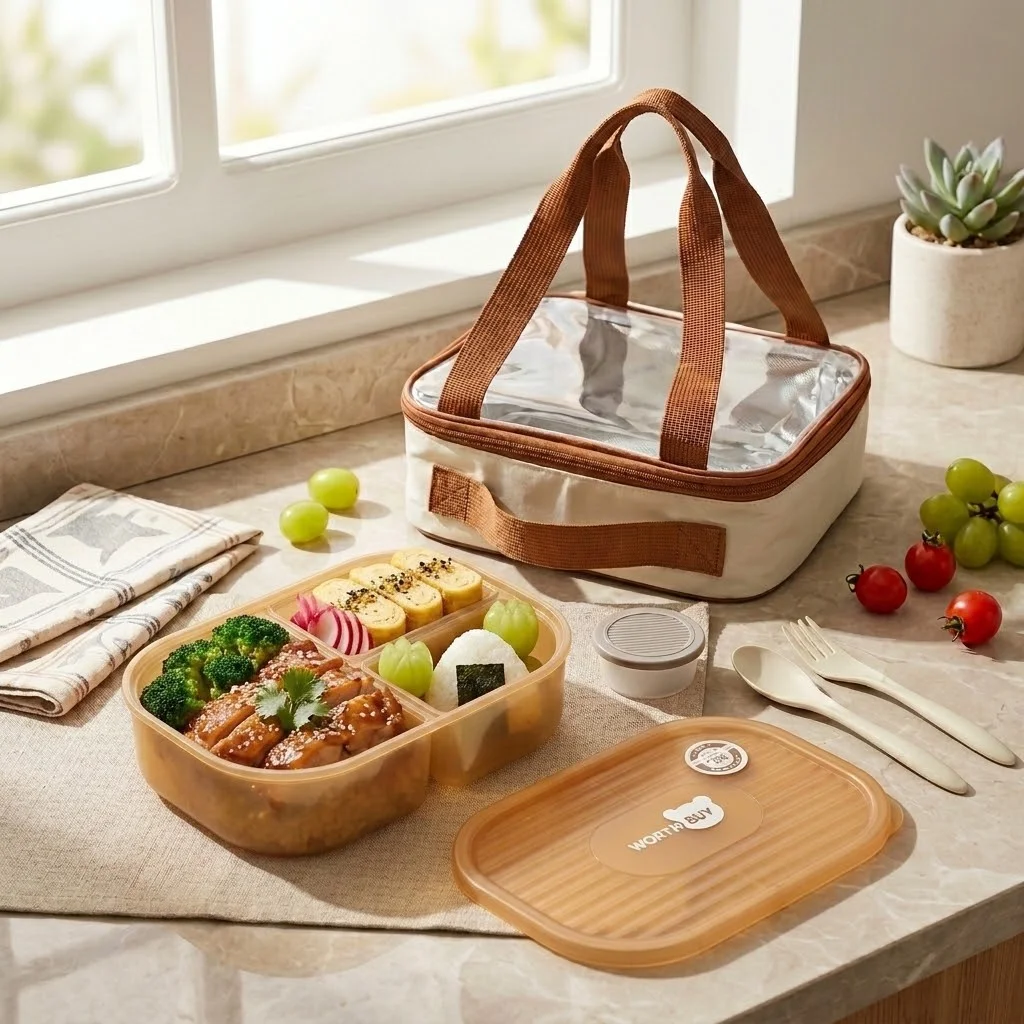 علبة طعام بلاستيكية مقسمة إلى  - مراجعة Food Storage With Dividers وسعره