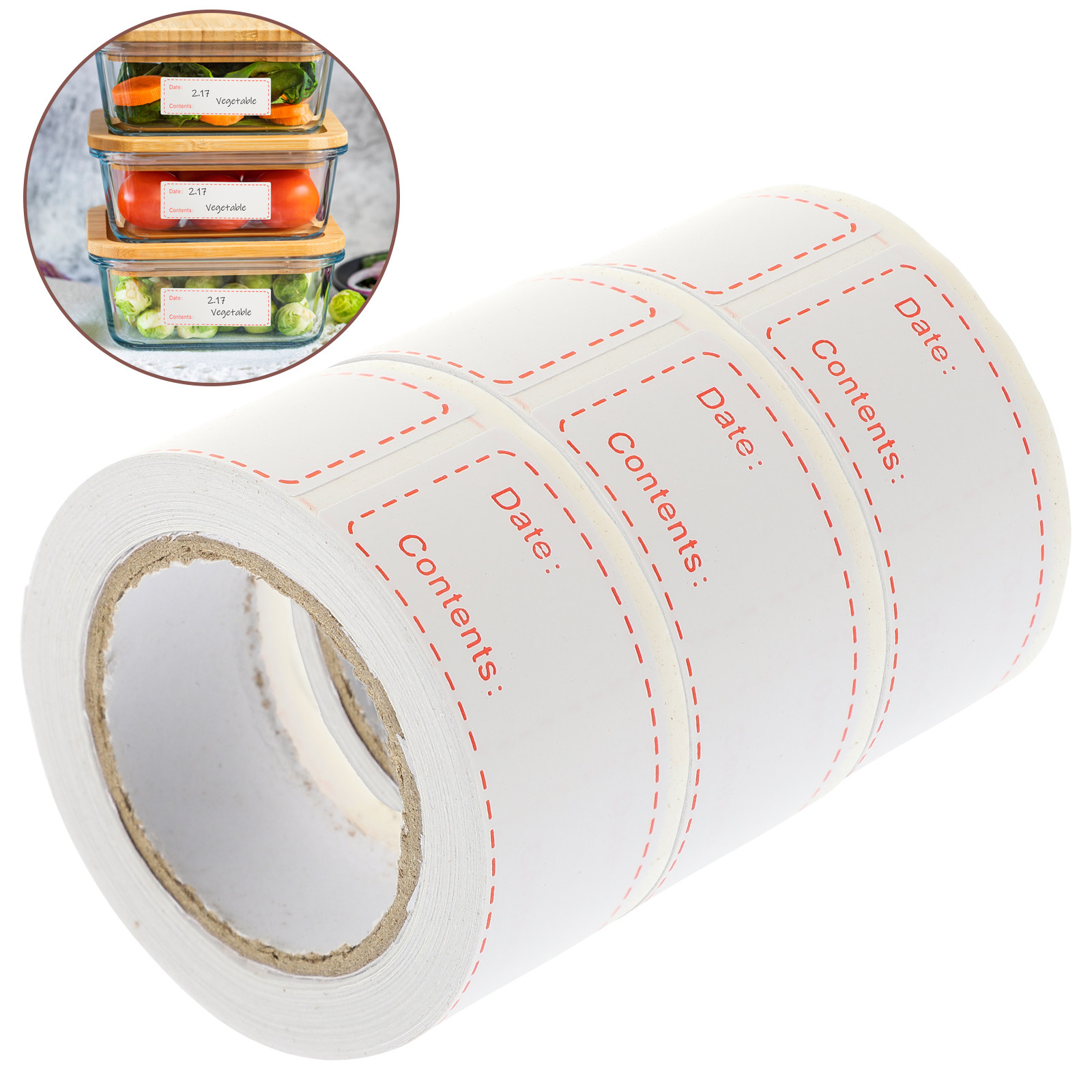 3 لفات من ملصقات الطعام القابل - مراجعة Food Storage Labels وسعره