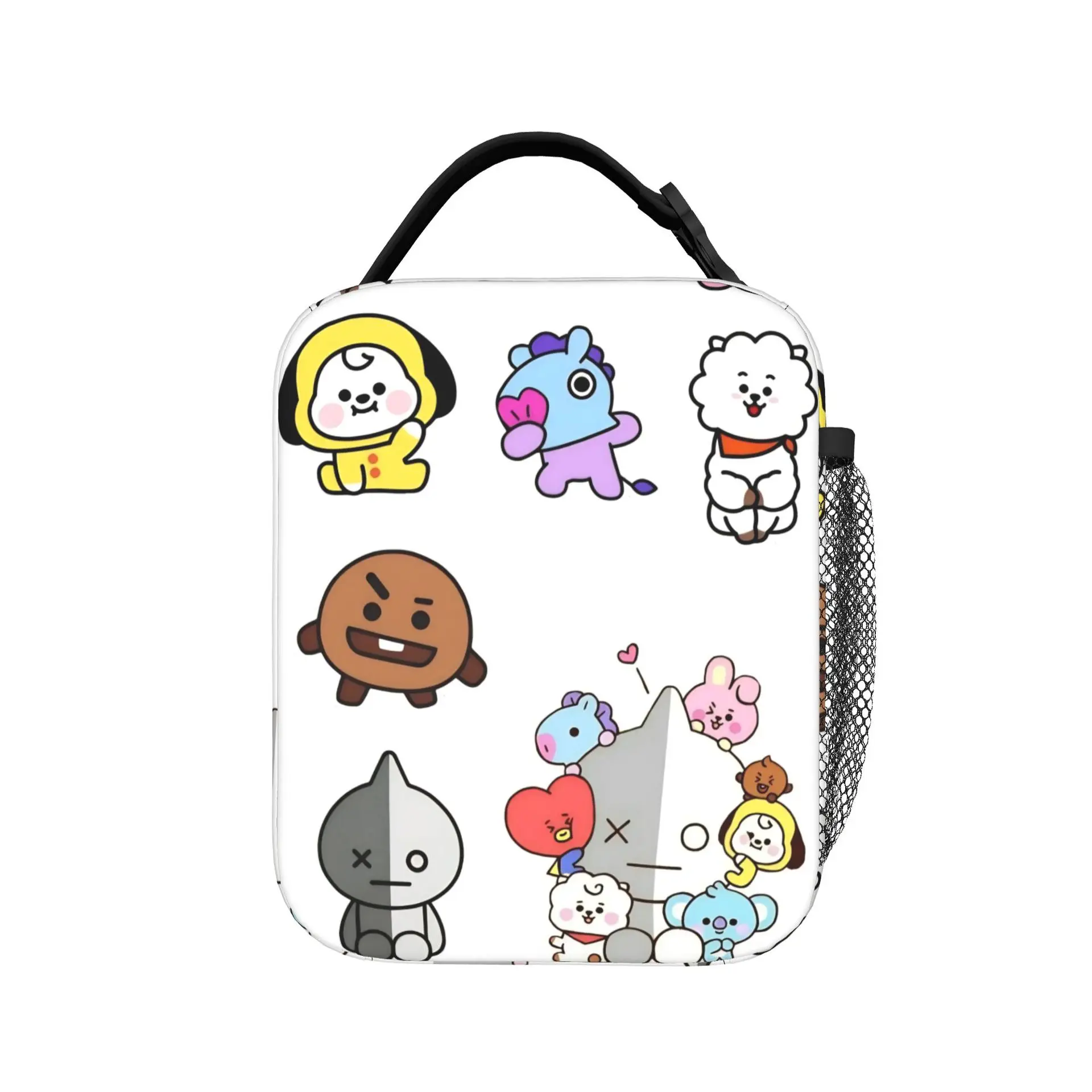 حقيبة غداء معزولة برسومات BT21 - مراجعة Food Storage Bag وسعره