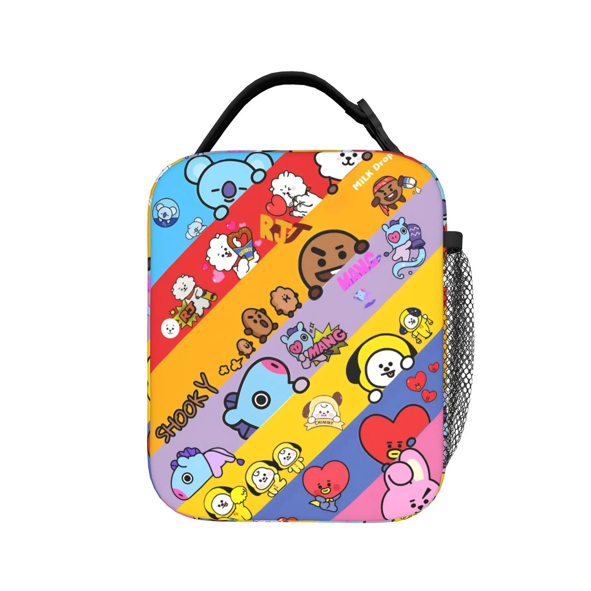 حقيبة غداء معزولة برسومات BT21 - مراجعة Food Storage Bag وسعره