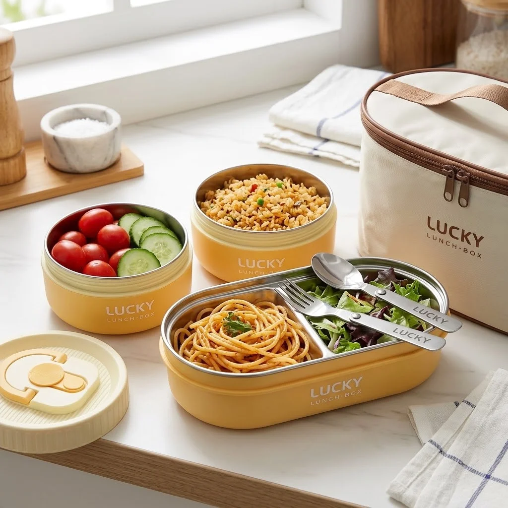 مجموعة علب طعام بينتو من الفول - مراجعة Food Storage With Dividers وسعره