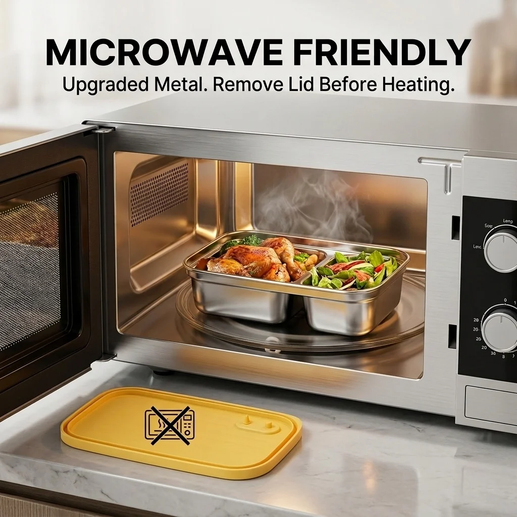 علبة طعام من الفولاذ المقاوم ل - مراجعة Food Storage Oven Safe وسعره